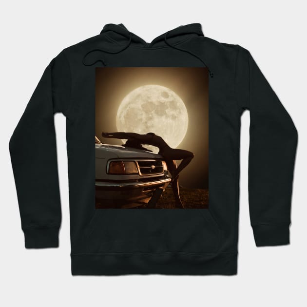 Moon Woman Hoodie by DreamCollage